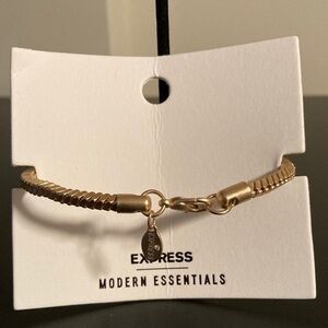 Express Modern Essentials Gold Bracelet